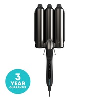 Aparat de coafura ceramica, Revamp, WV-2500-EU Boho Beach Waver, 120 - 210 °C, Pro PTC, Progloss, negru