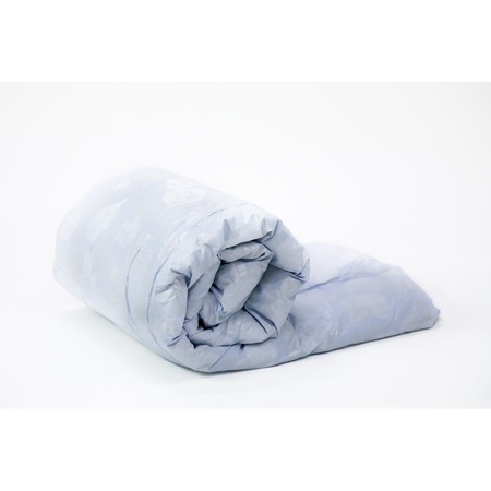 Set pilota 140x200 + perna 30x40, Alsam, din pana si puf, pentru copii, albastru