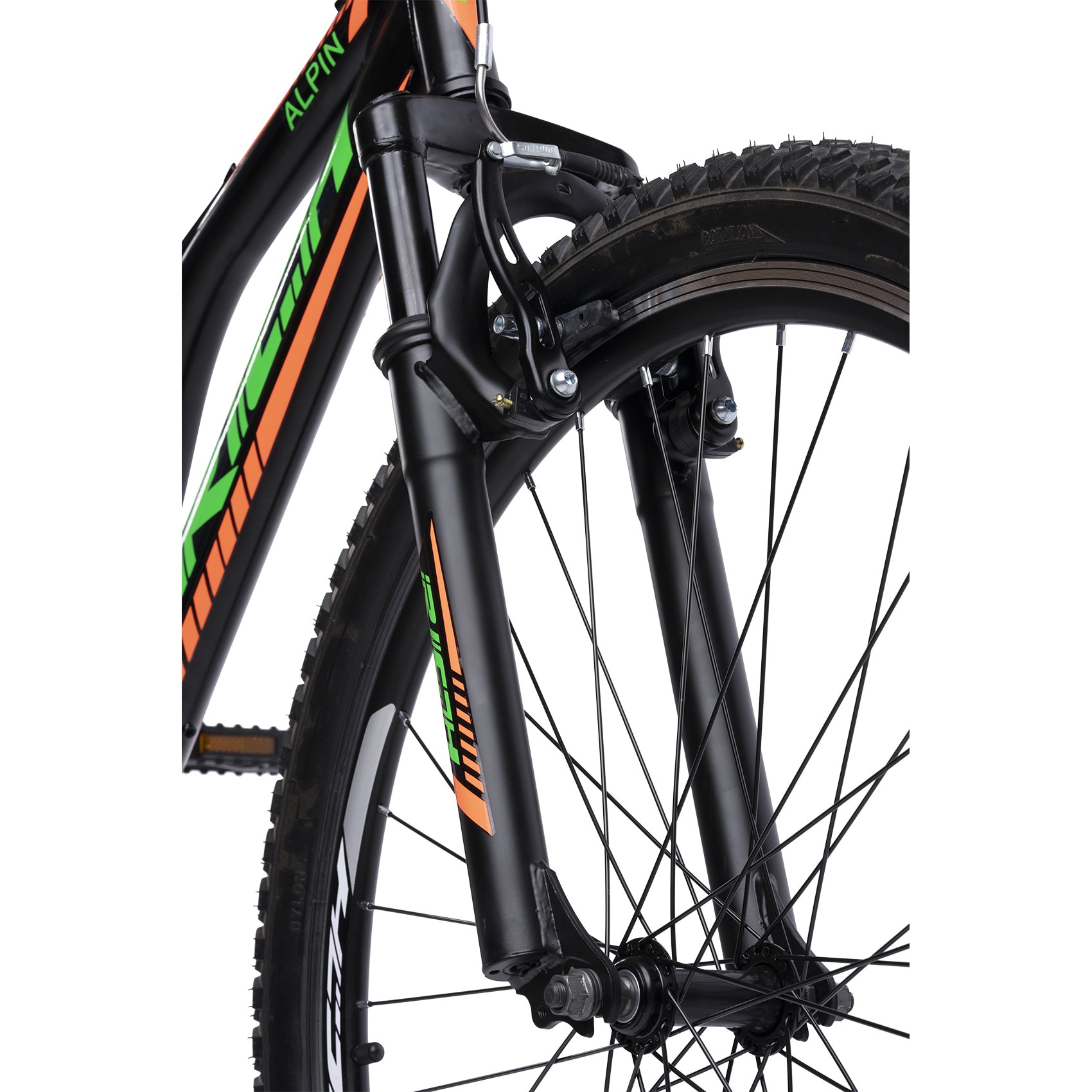 MTB велосипед с 26" колела, предна/задна V-образна спирачка, 21 ...