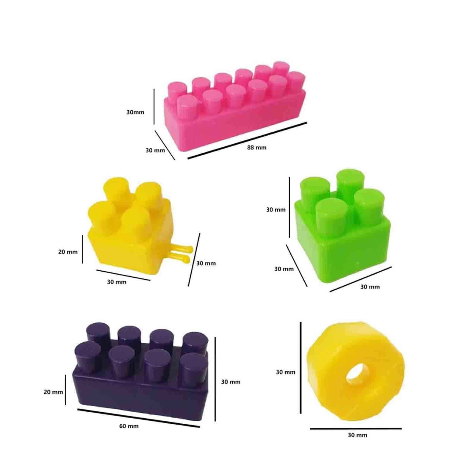 Cuburi din plastic, cu 200 de piese la sac - eMAG.ro