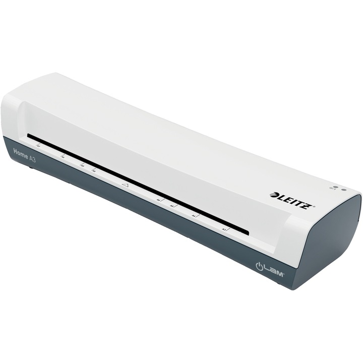 Laminator Leitz iLam Home A3, kit folii laminare inclus, alb