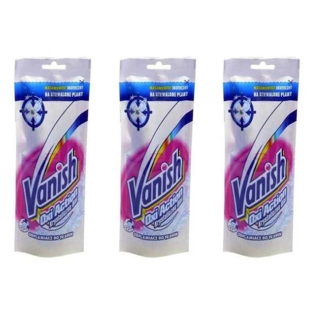 Опаковка от 3 х разтвор за премахване на петна Vanish, 100 ml - eMAG.bg