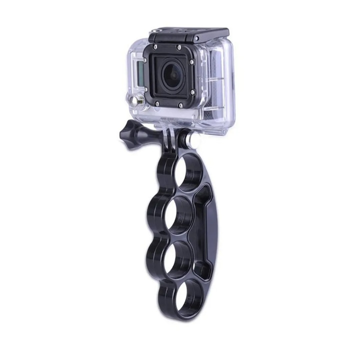 Tőr típusú fogantyú csavarral sportvideó kamerákhoz Gopro Hero 1 2 3 + 4 5 6 7 8 9 10 11 Session Mini Max, univerzális, Telefon