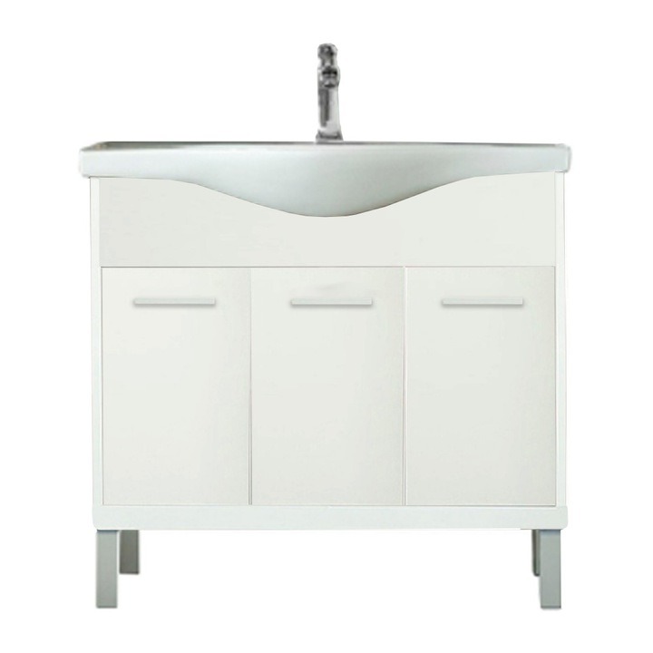 Leziter Nerva 85 cm-es bútorhoz alsószekrény mosdóval fehér