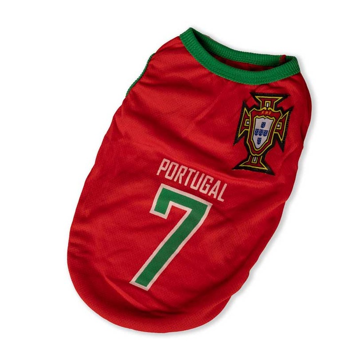 Tricou Portugalia pentru animale de companie, Sarsaila, masura M