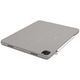 Husa Logitech Combo Touch cu tastatura si trackpad detasabile pentru iPad Pro 12.9 inch gen 5,6 , UK, Gri Nisip