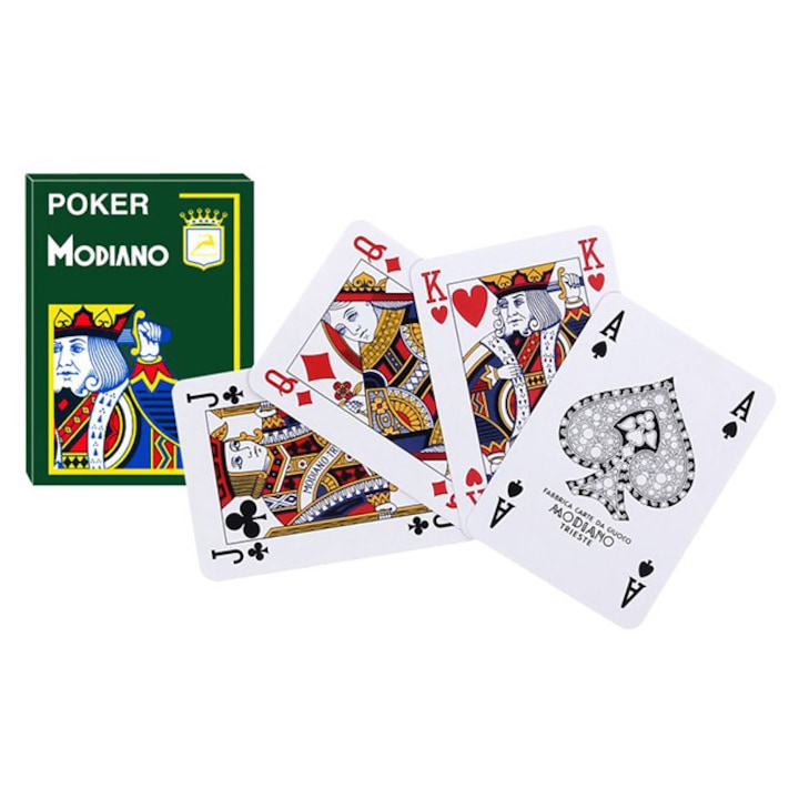 Покер карти Modiano Сristalo OP, Син