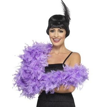 Sirag fulgi boa lila 50g 150cm Sirag fulgi boa lila 50g 150cm