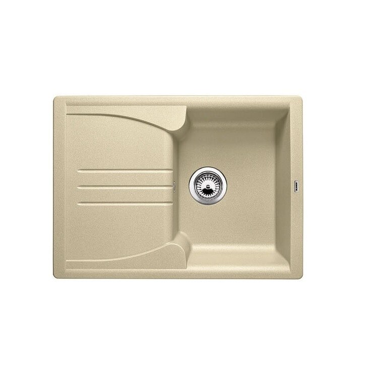 Chiuveta pentru bucatarie Blanco ENOS 40 S Silgranit Sampanie 680x500mm, adancime 175mm, cu montare pe blat