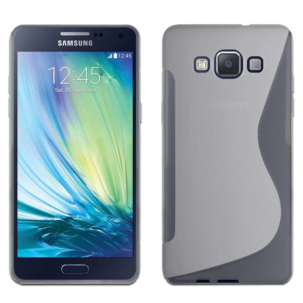 Carcasa Husa de protectie Samsung Galaxy A7 A700 2015 S-line, Frost White