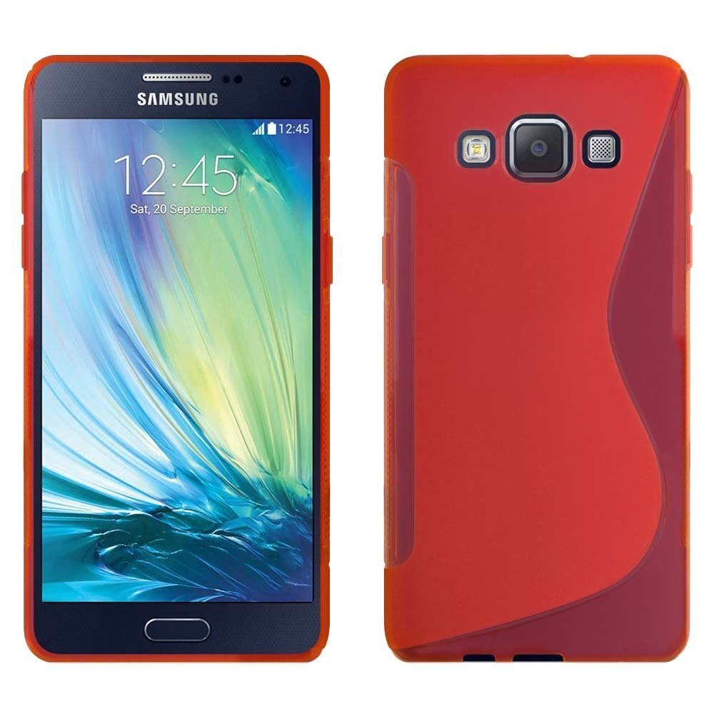 Carcasa Husa de protectie Samsung Galaxy A7 A700 2015 S-line, Red