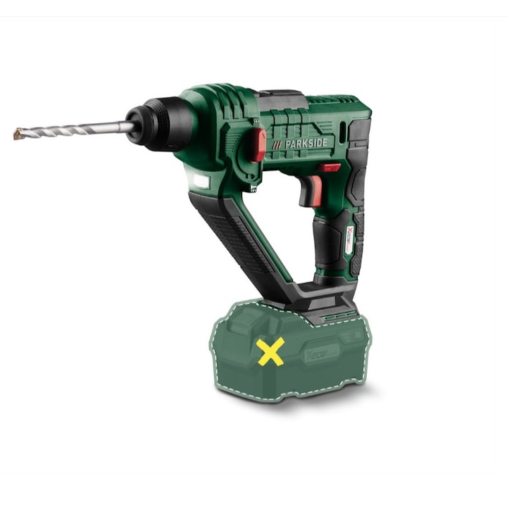 Ciocan rotopercutor PABH 20-Li D4,20 V, 1J, 5000 BPM, accesorii incluse, fara acumulator si incarcator