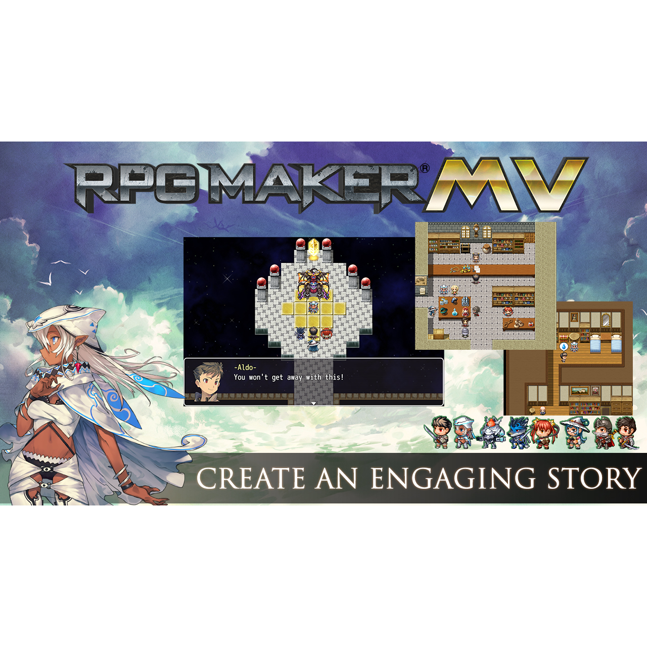 RPG Maker MV - Cover Art Characters Pack DLC (PC - Steam elektronikus ...