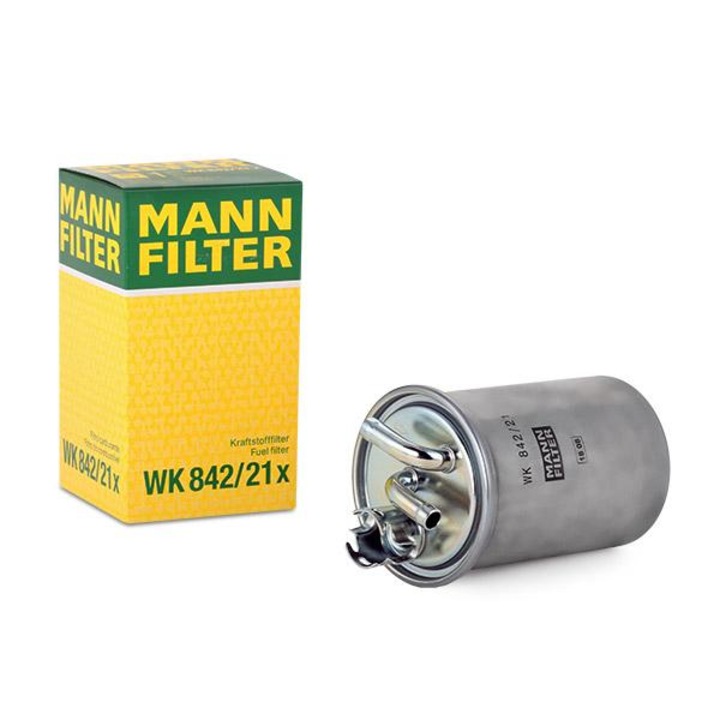 Горивен филтър MANN FILTER WK842/21X 2005-2009 - 2.0 TDI, AUDI A4. AUDI A6 - AUDI A4 B7, A6 C6 2.0D 07.04-08.11г.