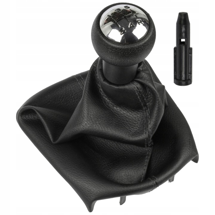 Топка, маншон и рамка за превключване на скорости, Peugeot 207 307 308 607 807 Citroen C3 C4 C4 C5 Xsara, 5 скорости, хром-черен, Me Premium