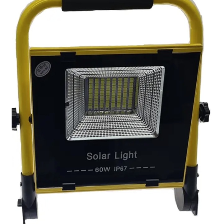 Proiector reincarcabil LED profesional solar light 60w IP67