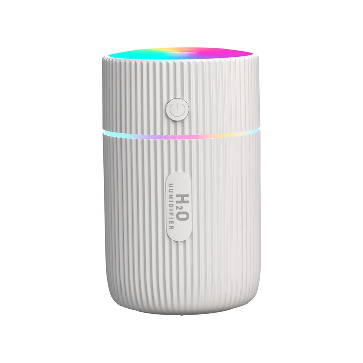 Mini Umidificator, silentios, 200 ml, functie de oprire automata cand nu mai are apa, Angel, AddaGifts