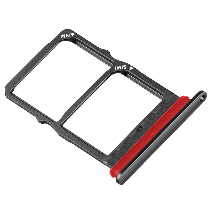 Suport SIM - Card pentru Huawei P30, Negru, Service Pack 51661LAL