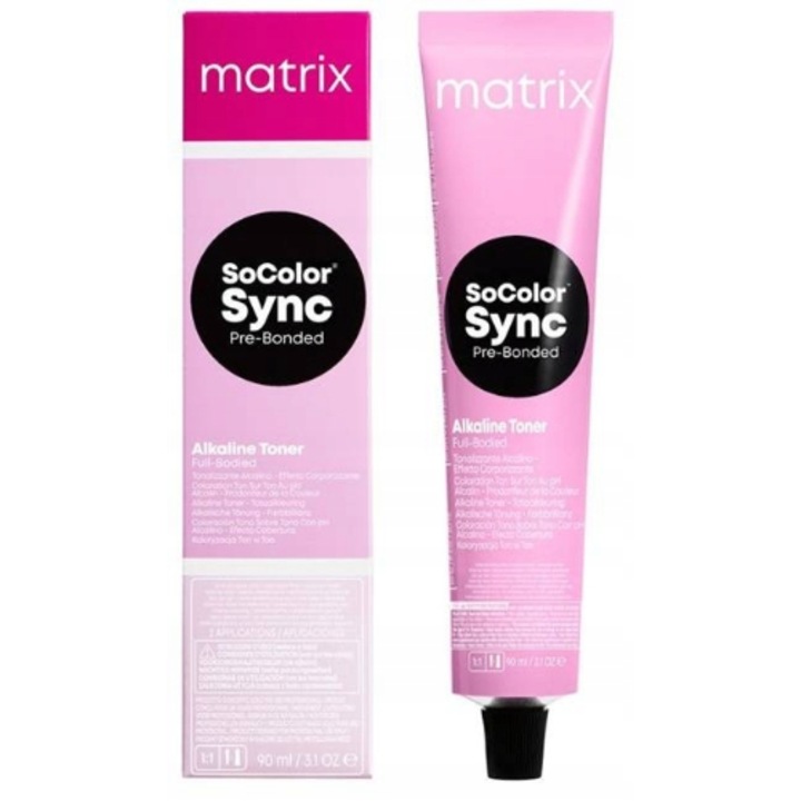 Toner alcalin, Matrix, Color Sync, 90ml, 8N, Blond natural
