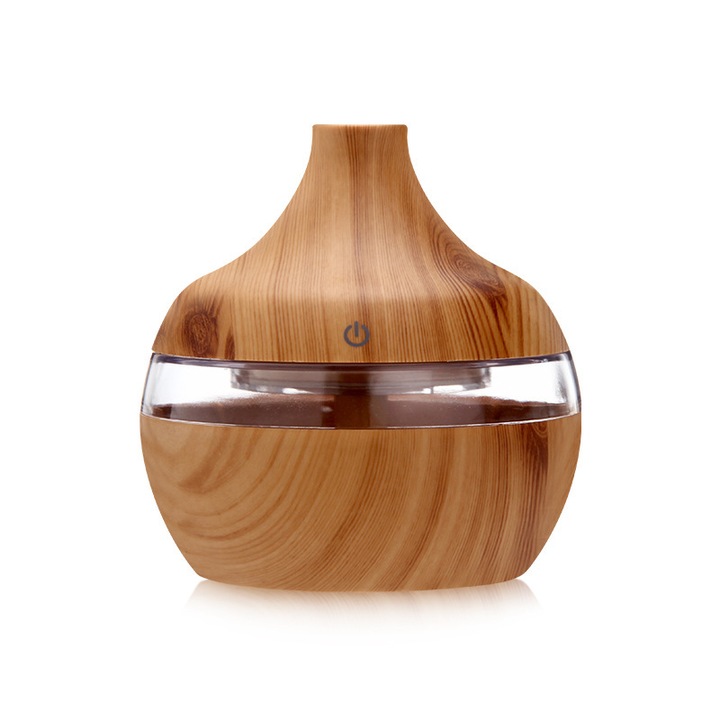 Párásító Légdiffúzor Aromaterápiás Párásító 300ml Világosbarna