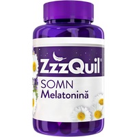 Supliment alimentar pentru somn Zzzquil Natura cu melatonina, vit. B6, musetel, valeriana si lavanda, 60 jeleuri