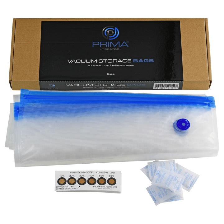 Pungi de depozitare a filamentelor PrimaCreator - pachet de 5 buc