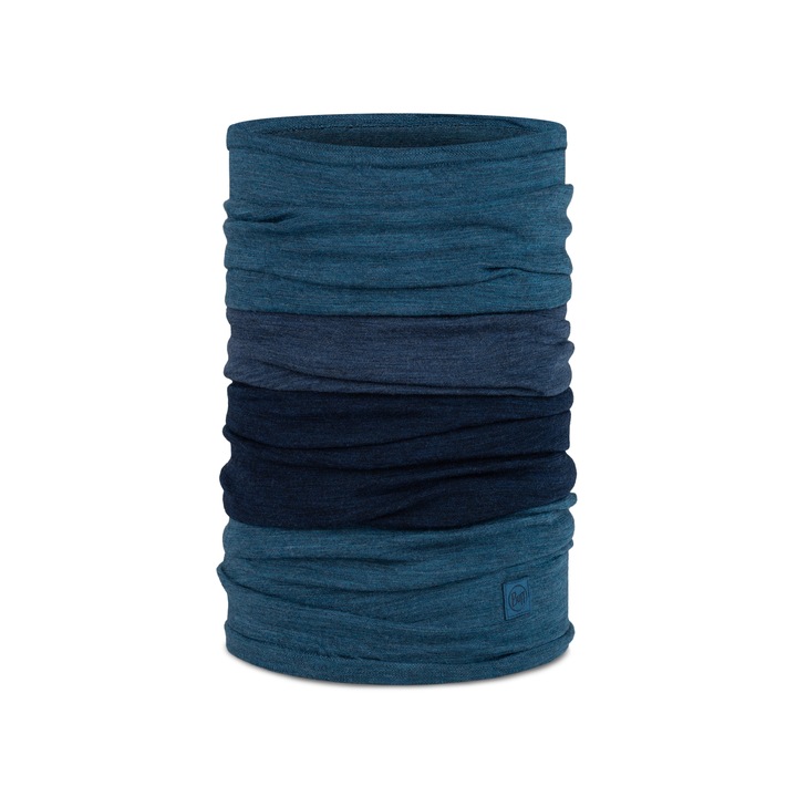 Buff bandana, merinó mozgás, sötétkék farmer színű, multisport, felnőtteknek, univerzális méret