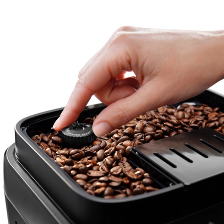 Espressor automat De’Longhi Magnifica Evo ECAM 290.31.SB, 1,8l, 15 bar, sistem spumare lapte manual, rasnita cu 13 setari, 1450 W, negru/argintiu