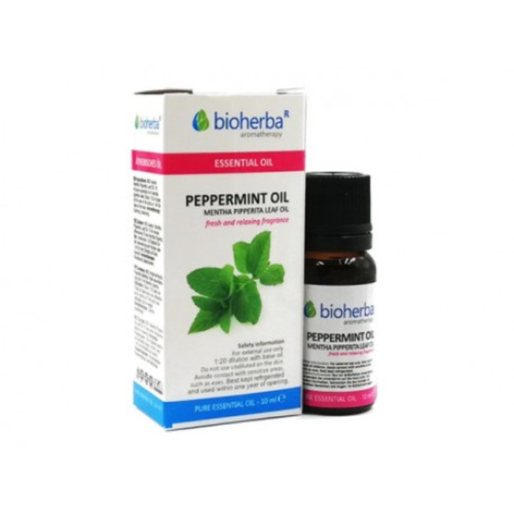 Ulei esential de menta, Bioherba, 10 ml