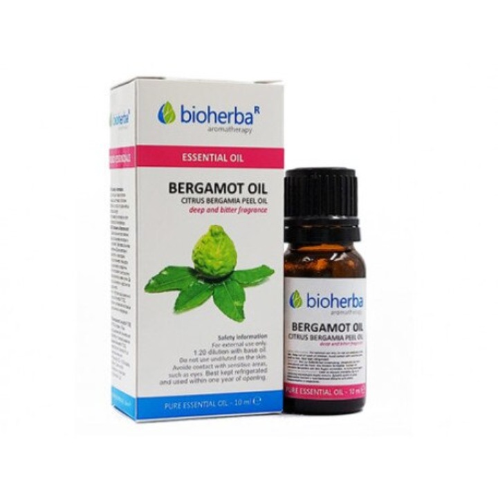 Ulei essential Bergamot, Bioherba, 10 ml