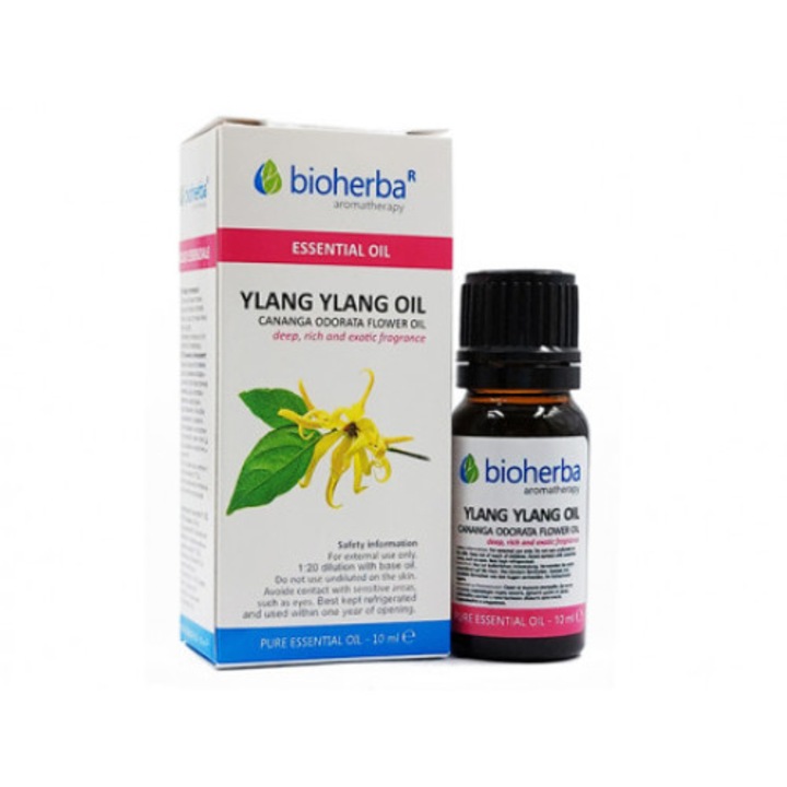 Ulei esential Ylang Ylang, Biopherba, 10 ml