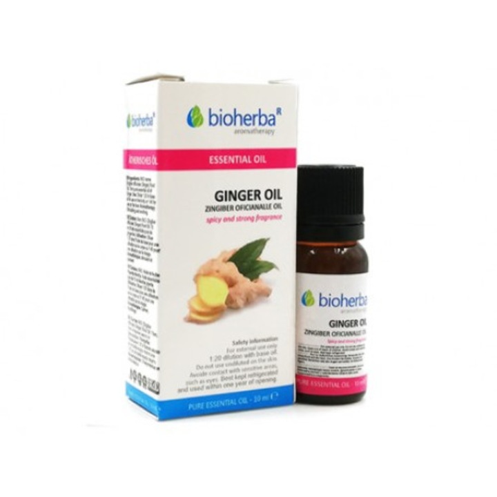 Ulei esential Ghimbir, Bioherba, 10 ml