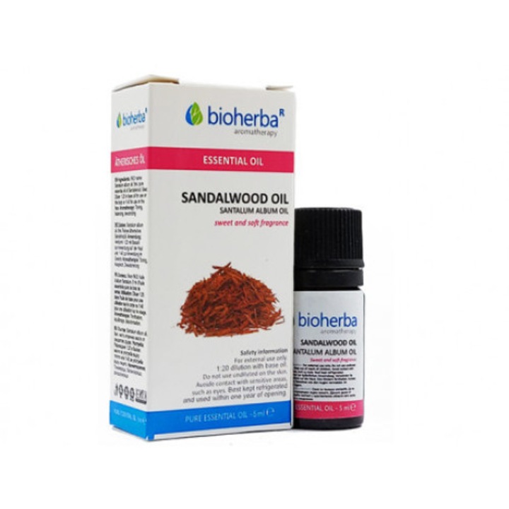 Ulei esential Lemn de santal, Bioherba, 5 ml