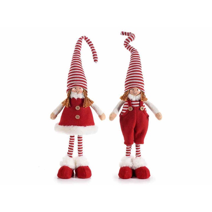 Set 2 figurine Elfi 11x7x53 cm