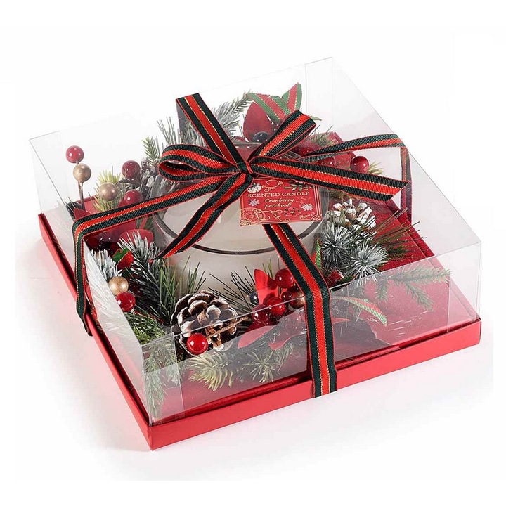 Set 2 candele Craciun 25x8 cm