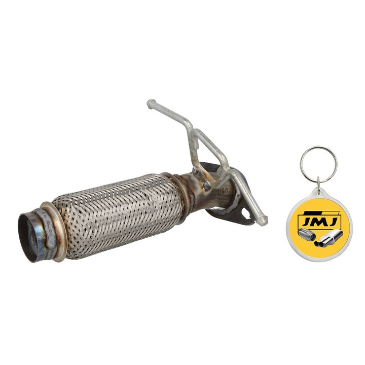 Set Racord Flexibil pentru Sistemul de Esapament, JMJ, Amortizarea Vibratiilor, Fara Conducte de Intrare, VOLVO S40 II, V50, FORD FOCUS II 1.4/1.6 07/2004-12/2012 cu Breloc JMJ