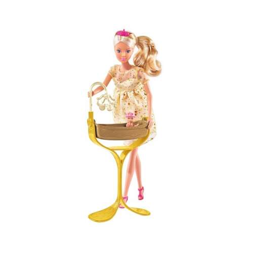 Steffi Love Newborn Baby Room, Pregnant Doll With Baby In