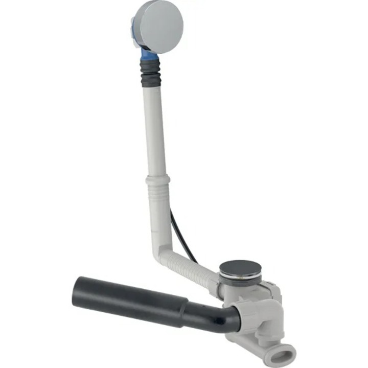 Sifon de cada Geberit 150.520.21.6 , cu actionare prin rotire, d52, lungime 26 cm, cu set gata de instalare