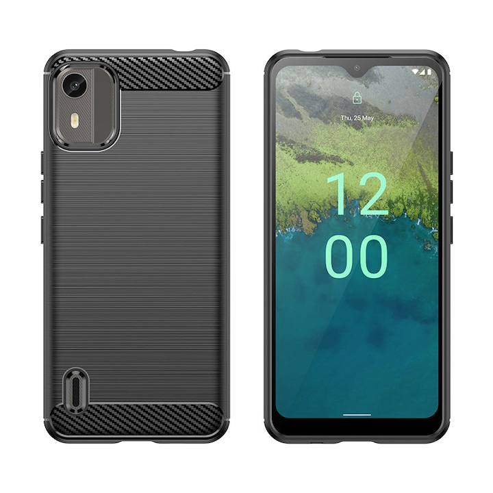 ΠΠ°Π»ΡΡ fixGuard Armor Carbon Π·Π° Nokia C12 / Nokia C12 Pro / Nokia C12 Plus, Black