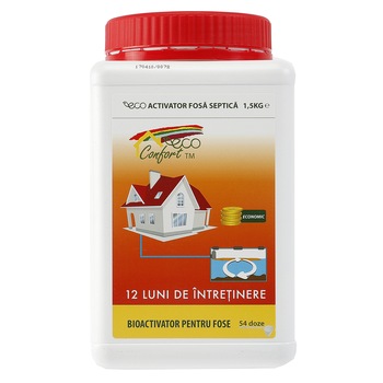Bioactivator fosa septica ECO CONFORT, 1,5kg Bioactivator fosa septica ECO CONFORT, 1,5kg