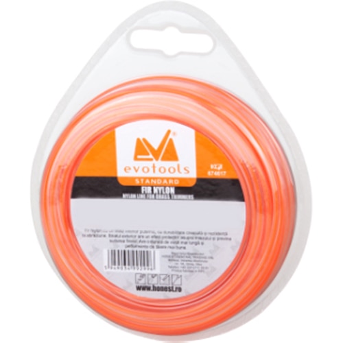 Fir nylon rotund Dual-Cut, Evotools, grosime 3.0 mm, lungime 15 m