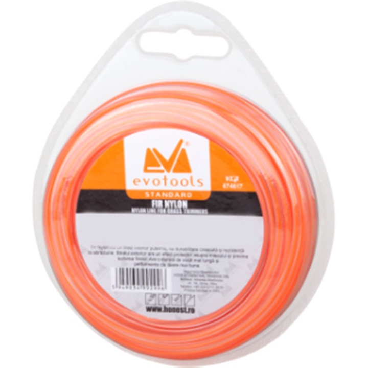 Fir nylon rotund Dual-Cut, Evotools, grosime 2.7 mm, lungime 15 m