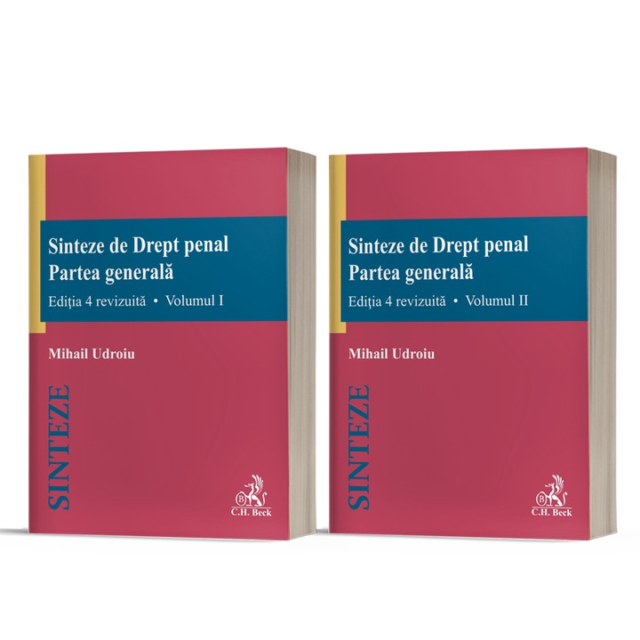 Sinteze De Drept Penal. Partea Generala Vol.1 + Vol.2 Ed.4 - Mihail Udroiu