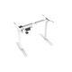 Електрическа рамка за бюро с регулируема височина, регулируема ширина, 1 мотор, контролер нагоре-надолу, бял