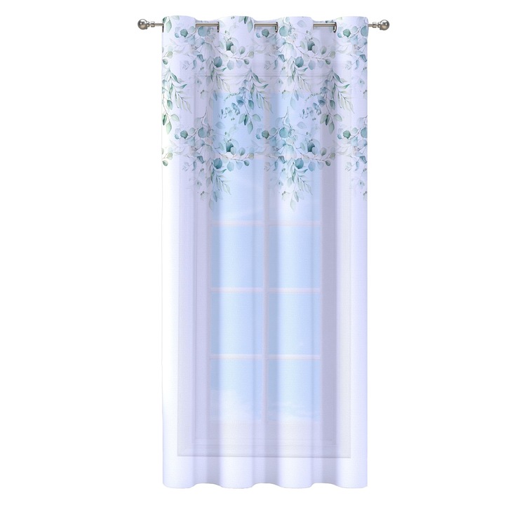 Perdea Gata Confectionata, Homeview, FPG073, Bride, Poliester, Voal, Simpla, Multicolor, 400 x 240