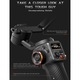 Sistem de stabilizare imagine pentru smartphone, stabilizator gimbal cu 3 axe, display OLED, lumina continua cu senzor AI, mini trepied, incarcare 400 g, Hohem iSteady M6