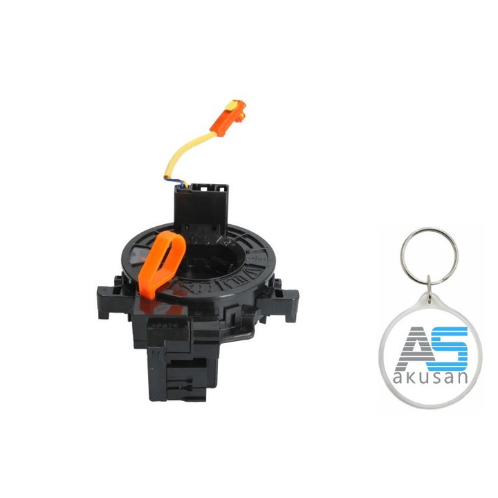 Set spirala volan pentru airbag compatibil cu Toyota Hilux VII 2.5D/3.0D 11.04-09.15, 843060K050, breloc Akusan