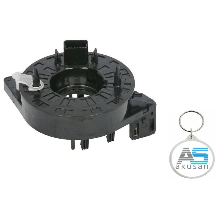 Комплект спирали за airbag ма волан, Съвместими с Volkswagen Multivan T5, Polo, Transporter T5, Seat Cordoba, Ibiza III, Ibiza IV, Skoda Fabia II, Roomster, Praktik, 6Q0 959 654C, ключодържател Akusan