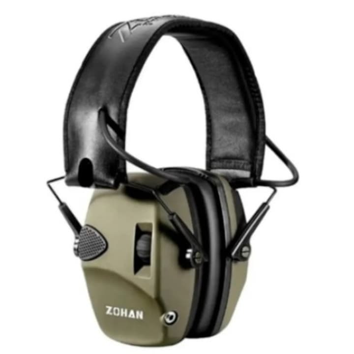 Casti tactice de protectie auditiva electronica anti-zgomot pentru vanatoare, tir sportiv, aviatie, santiere civile si industriale Nava®