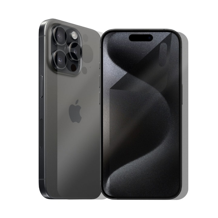 Протектор за Apple iPhone 15 Pro, антишпионски, гъвкав хидрокристал, оптимално решение